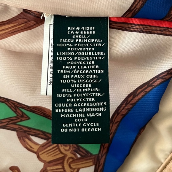 Ralph Lauren Diamond Quilted Barn Jacket With Faux Leather Trim Oatmeal Size M - Picture 10 of 13